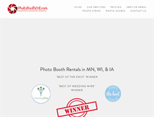 Tablet Screenshot of photoboothent.com